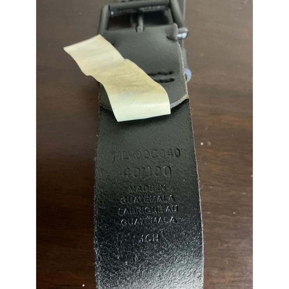 Levi's Belt Men's Size 40 Black Leather Belt Casual‎ Dress Workwear